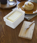 Airtight Food Storage Container - Bamboo Lid from Yamazaki Home
