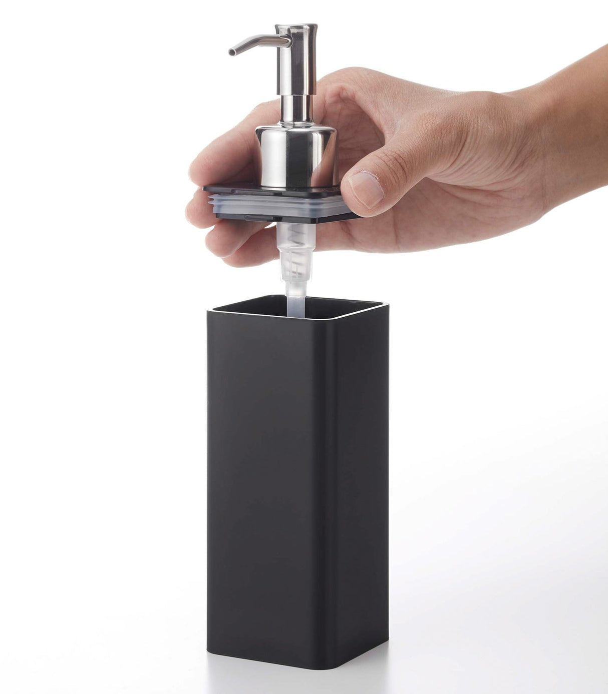 Traceless Adhesive Soap Dispenser from Yamazaki Home