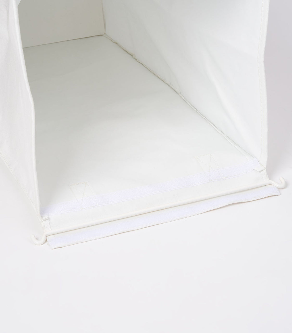 Laundry Hamper with Cotton Liner - Two Sizes - Steel + Cotton from Yamazaki Home