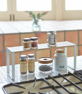 Single-Tier Riser - Steel + Wood from Yamazaki Home