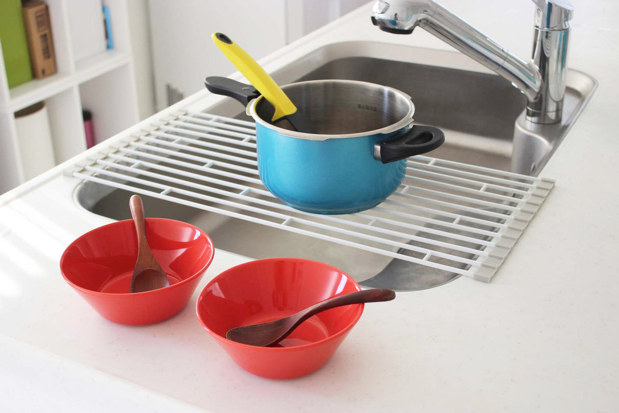 Over-the-Sink Dish Drainer - Steel from Yamazaki Home