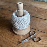 Oak String Tidy with Scissors and Twine from The Celtic Farm