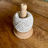 Oak String Tidy with Scissors and Twine from The Celtic Farm