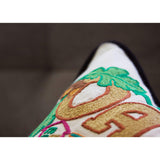 Oakland Hand-Embroidered Pillow from Quirks!