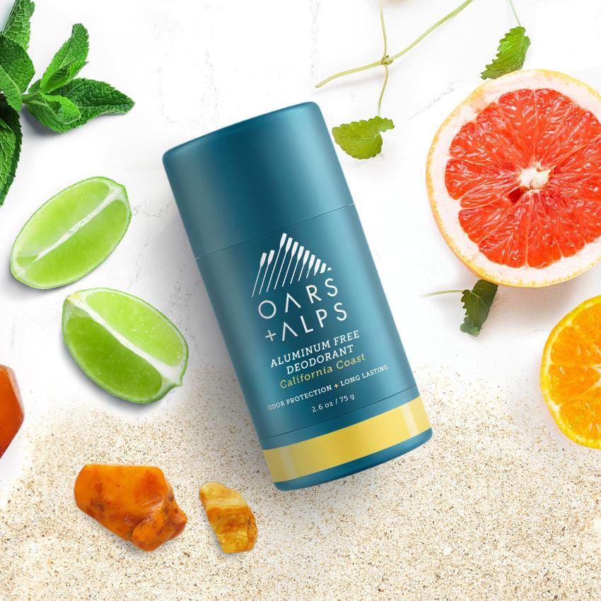 Aluminum-Free Deodorant - California Coast from Oars + Alps from Oars + Alps