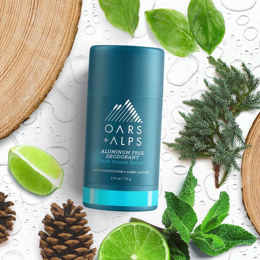 Aluminum-Free Deodorant - Fresh Ocean Splash from Oars + Alps