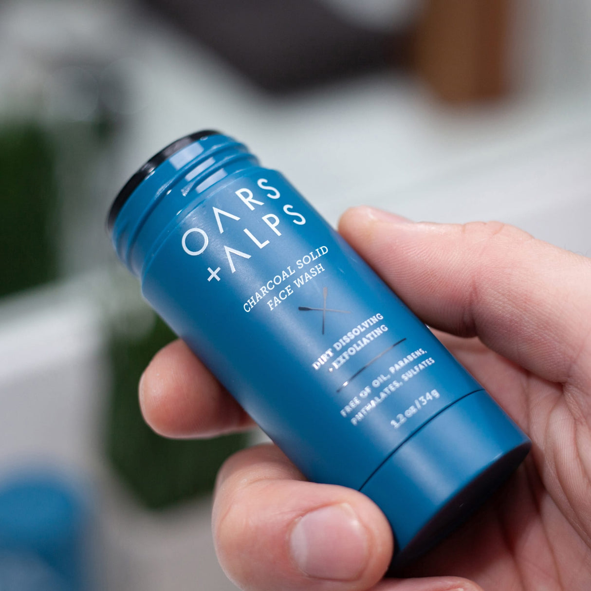 Charcoal Solid Face Wash From Oars + Alps