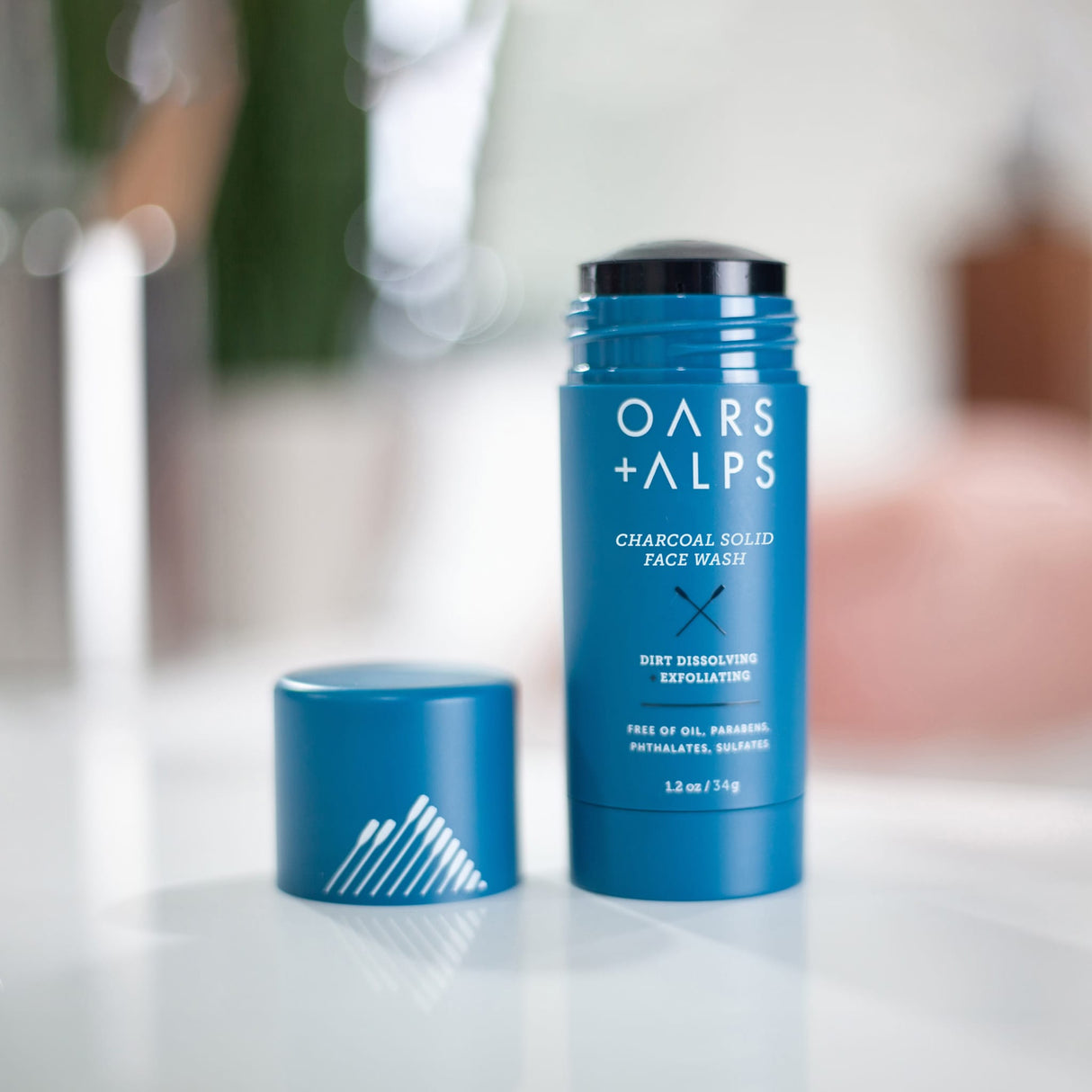 Charcoal Solid Face Wash From Oars + Alps