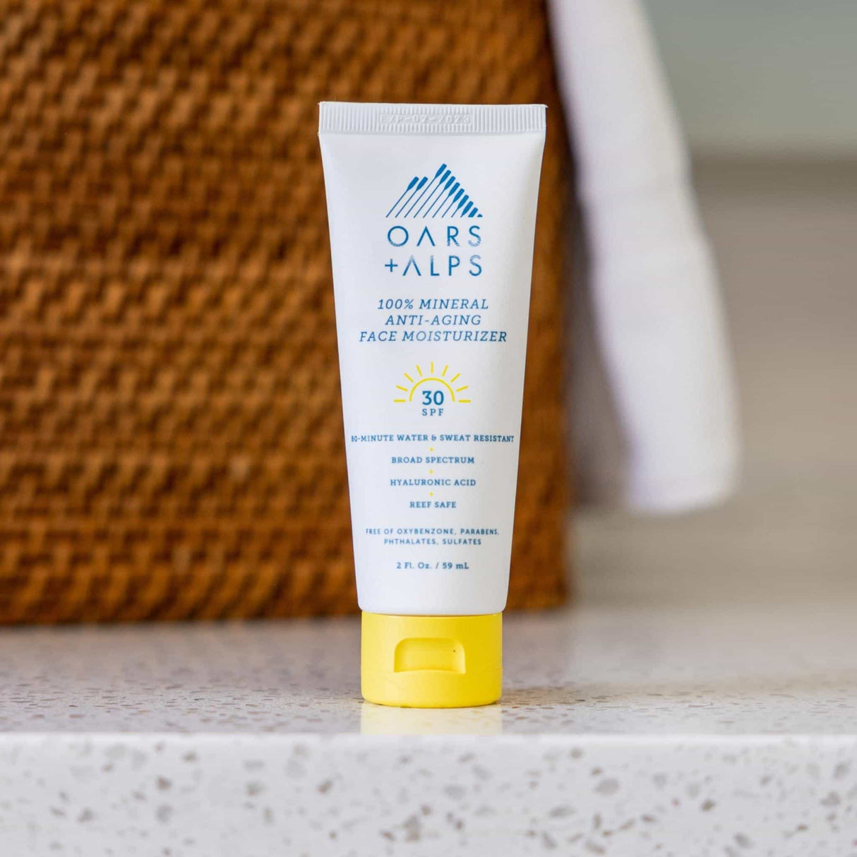 Mineral Anti-Aging Face Moisturizer with SPF 30 (100%) from Oars + Alps