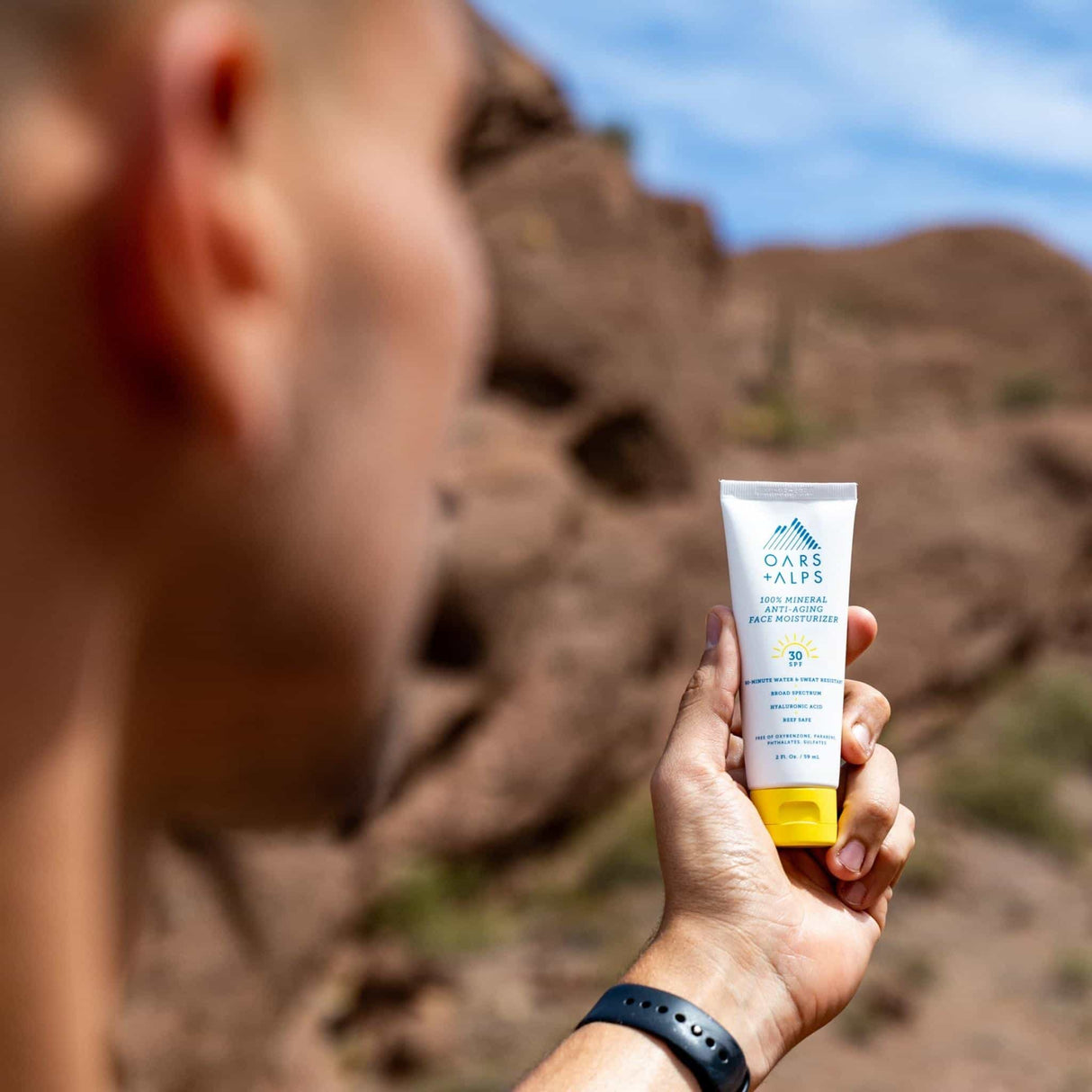 Mineral Anti-Aging Face Moisturizer with SPF 30 (100%) from Oars + Alps