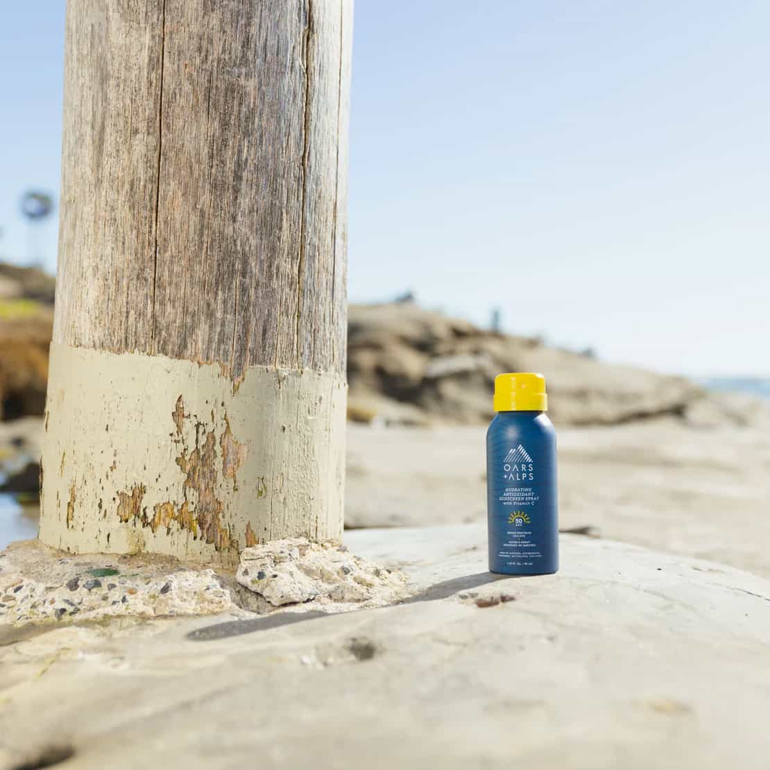 Travel Size Hydrating Antioxidant SPF 50 Spray From Oars + Alps