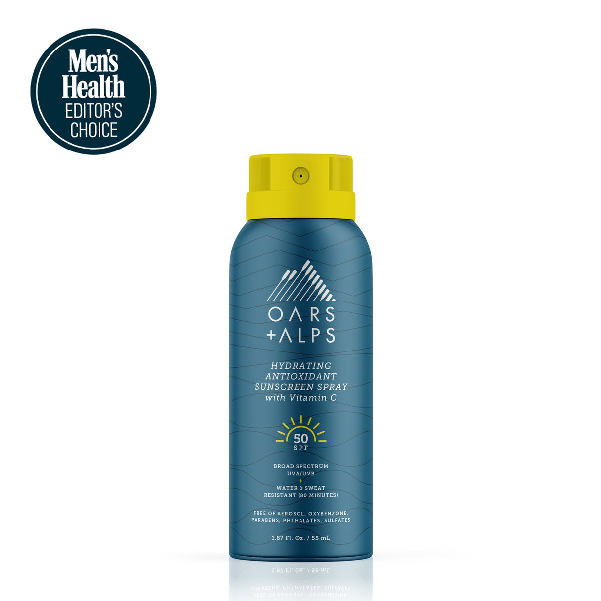 Travel Size Hydrating Antioxidant SPF 50 Spray From Oars + Alps