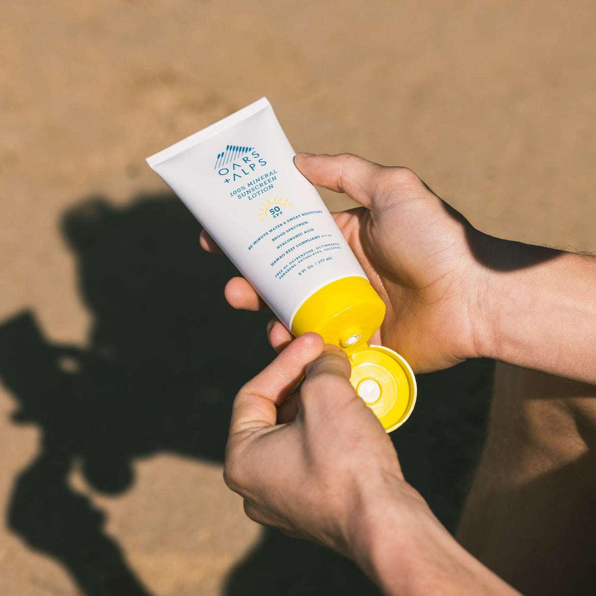 Mineral Sunscreen Lotion with SPF 50 (100%) from Oars + Alps
