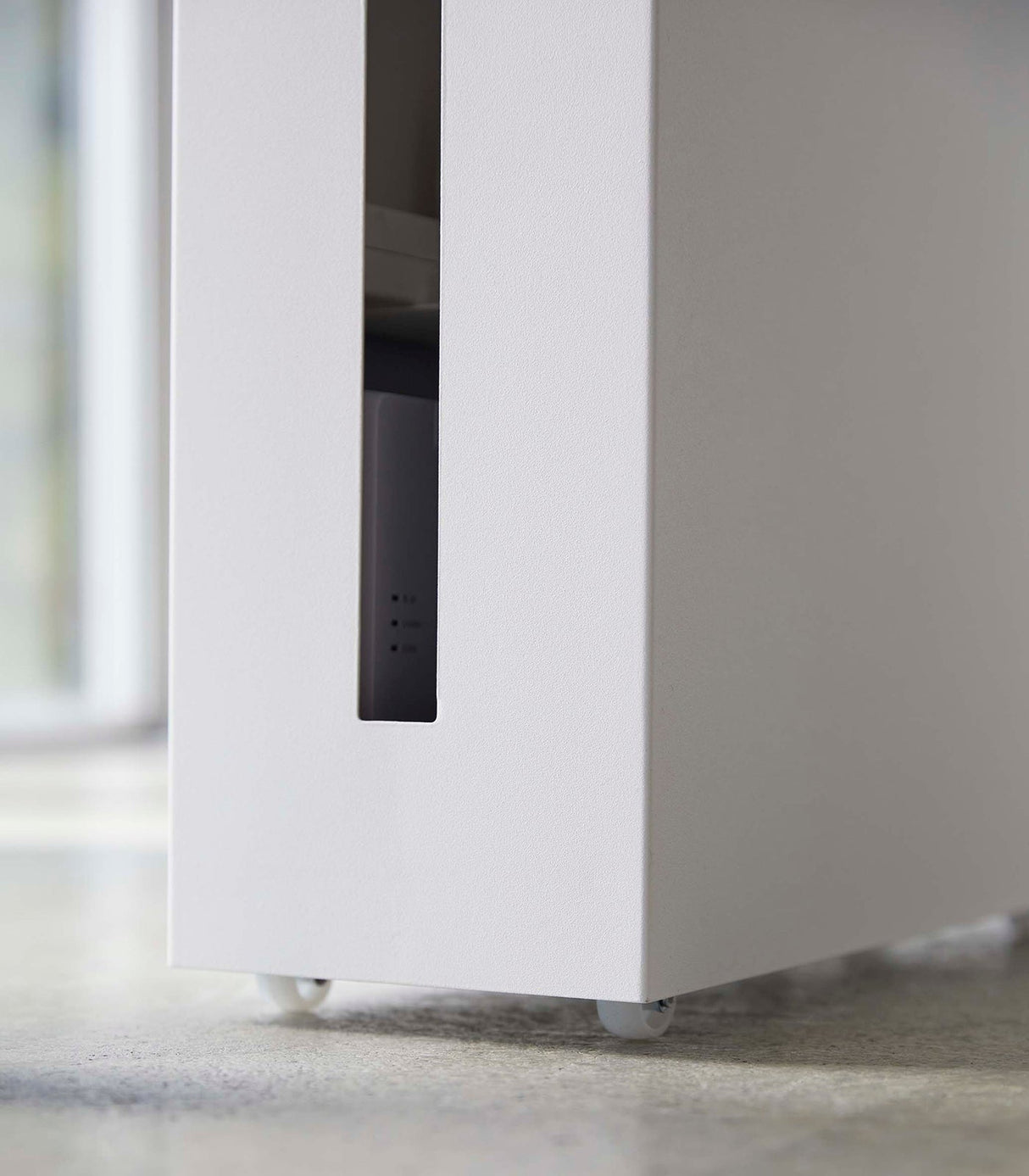 Rolling Cable Management Box - Steel from Yamazaki Home