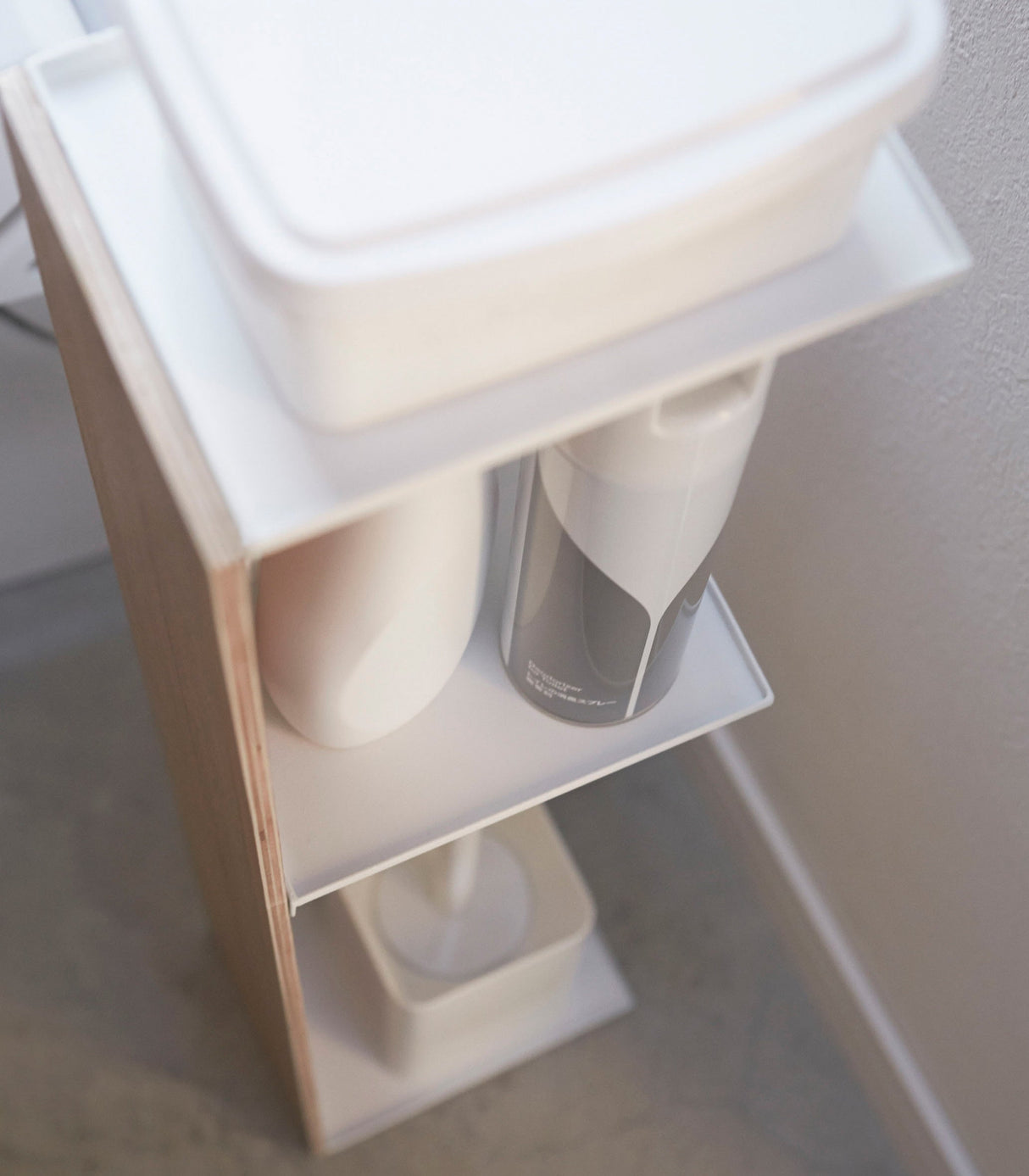 Bathroom Organizer - Steel + Wood from Yamazaki Home