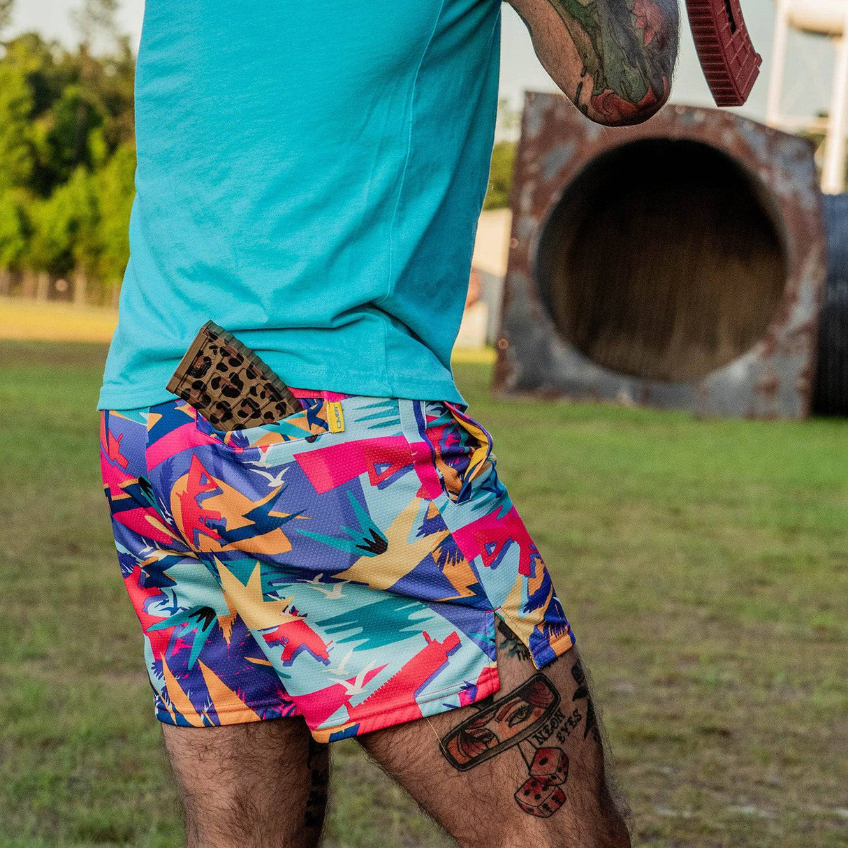Men's Mesh Hoochie Daddy Shorts | 5" from Combat Iron Apparel