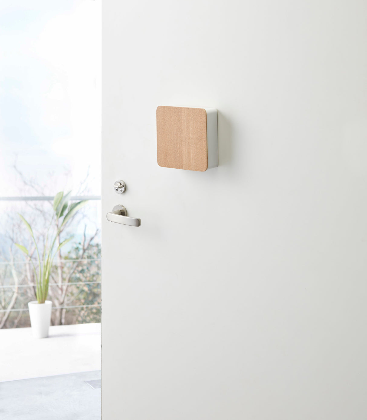 Magnetic Key Cabinet - Steel + Wood from Yamazaki Home