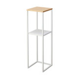 Two-Tier Display & Storage Shelf (31.5" H)  - Steel + Wood from Yamazaki Home