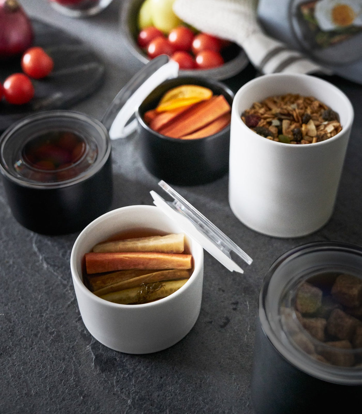 Ceramic Canister - Two Sizes from Yamazaki Home