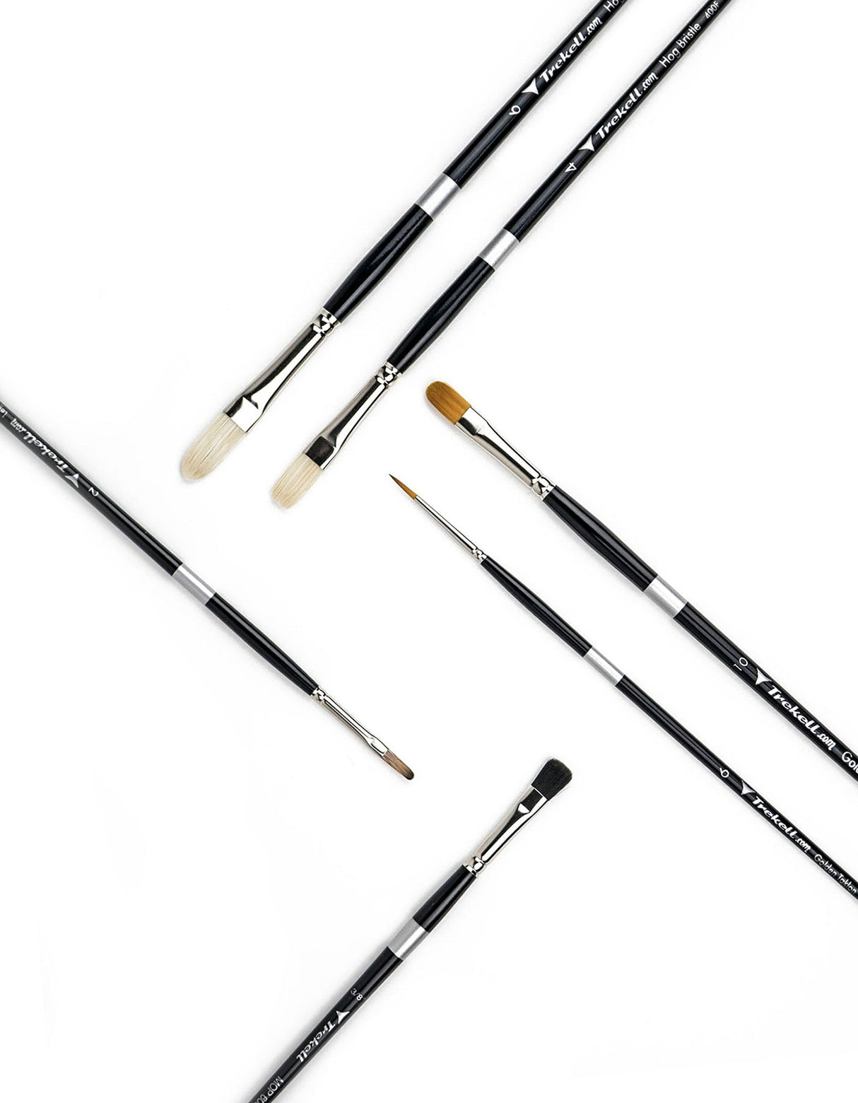Trekell Oil Brush Set - Premium Artist Brushes for Oil Paint from Trekell Art Supplies