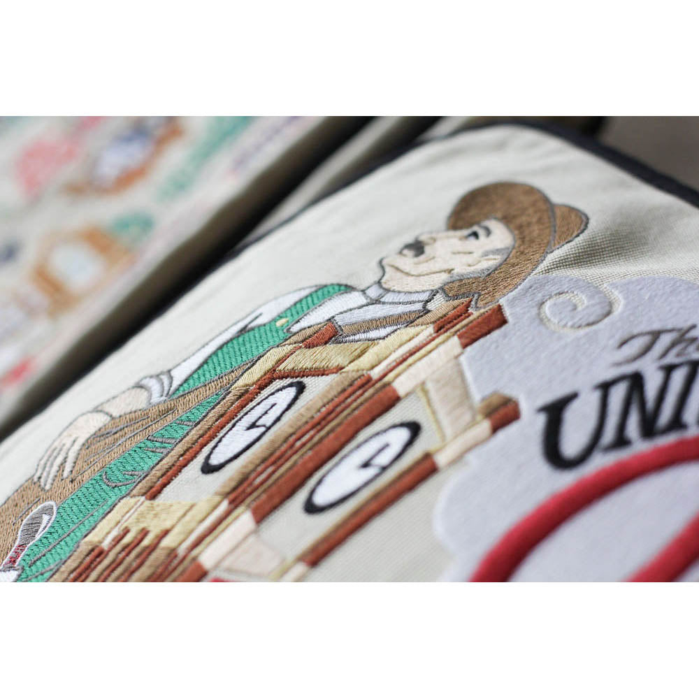 Oklahoma, University of Collegiate Embroidered Pillow by CatStudio from Quirks!