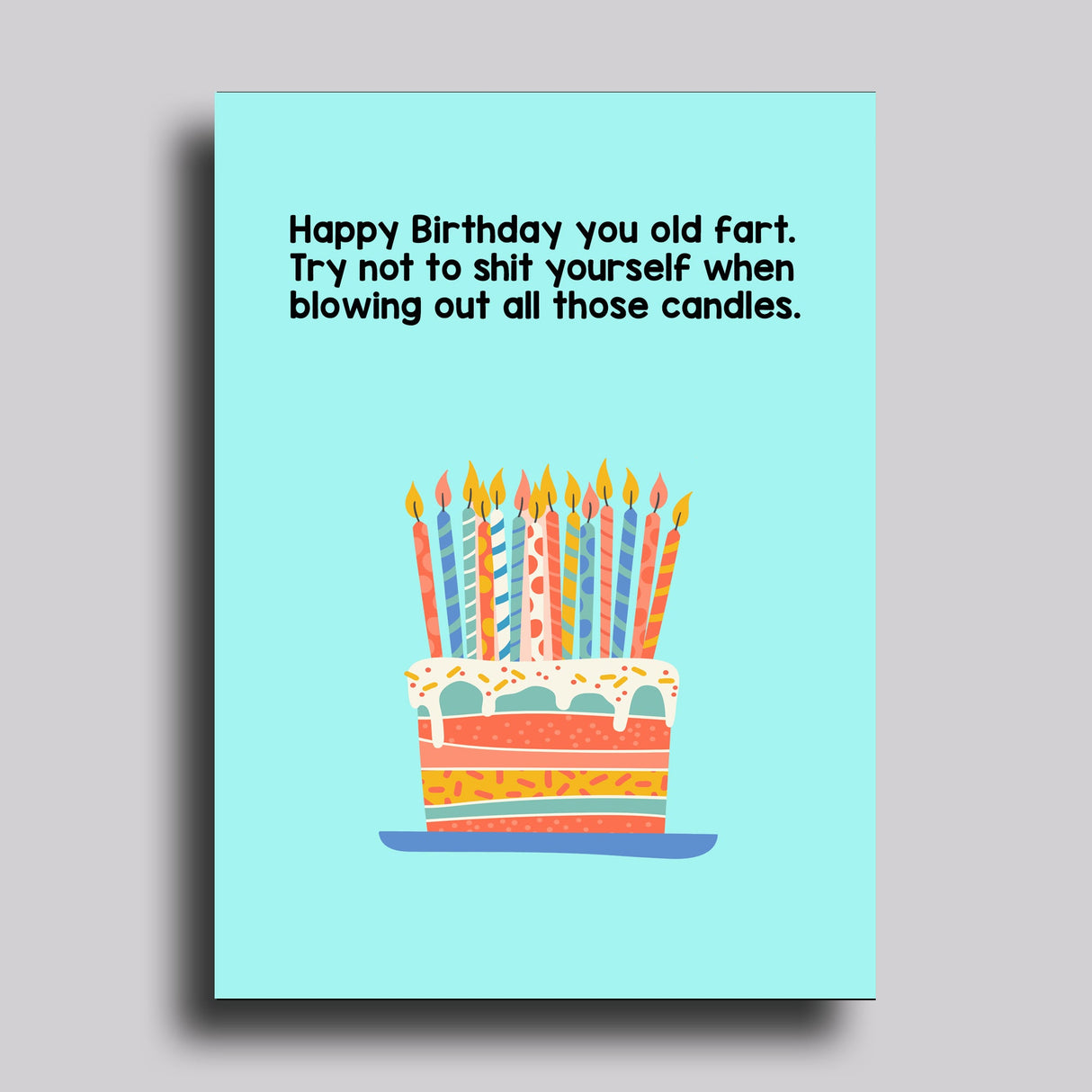 Old Fart Birthday Greeting Card from Carver Junk Company