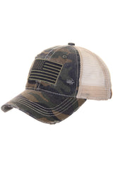 C.C AMERICAN FLAG BASEBALL CAP from Madeline Love