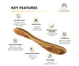 Mediterranean Olive Wood Butter Knife from Choixe