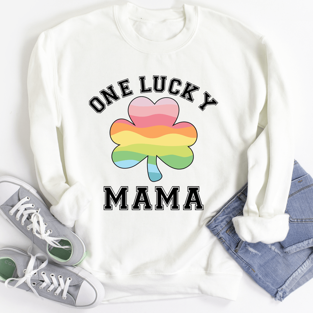 One Lucky Mama Sweatshirt From Peachy Sunday