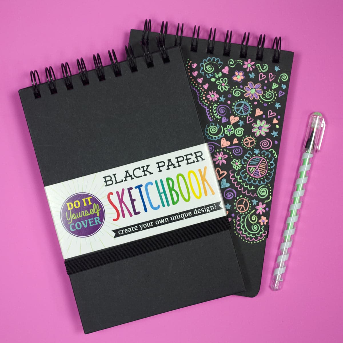 Black DIY Cover Sketchbook - Small from Legacy Toys
