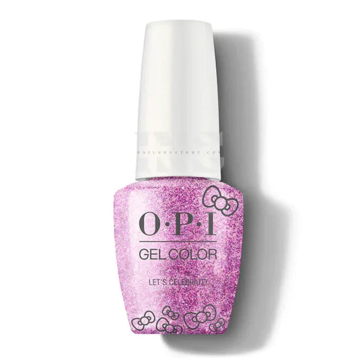 OPI Gel Color - Hello Kitty Holiday 2019 - Let's Celebrate! GC HPL03 (D) from iNAIL SUPPLY