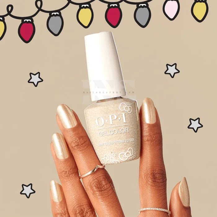 OPI Gel Color - Hello Kitty Holiday 2019 - Many Celebrations to Go! GC HPL10 (D) from iNAIL SUPPLY
