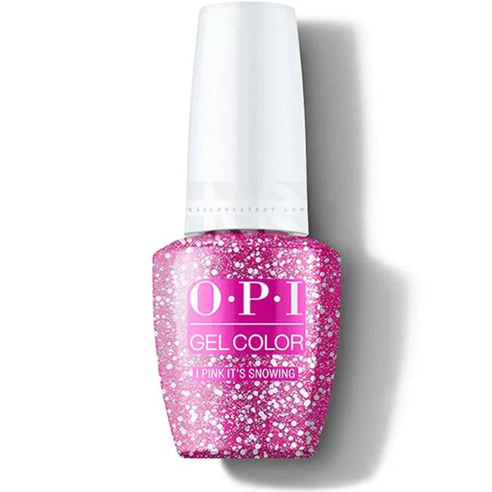 OPI Gel Color - Jewel Be Bold Holiday 2022 - I Pink It’s Snowing GC HPP15 From iNAIL SUPPLY