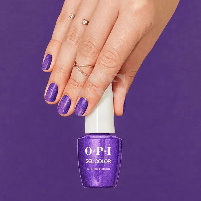 OPI Gel Color - Power Of Hue Summer 2022 - Go to Grape Lengths GC B005 from iNAIL SUPPLY