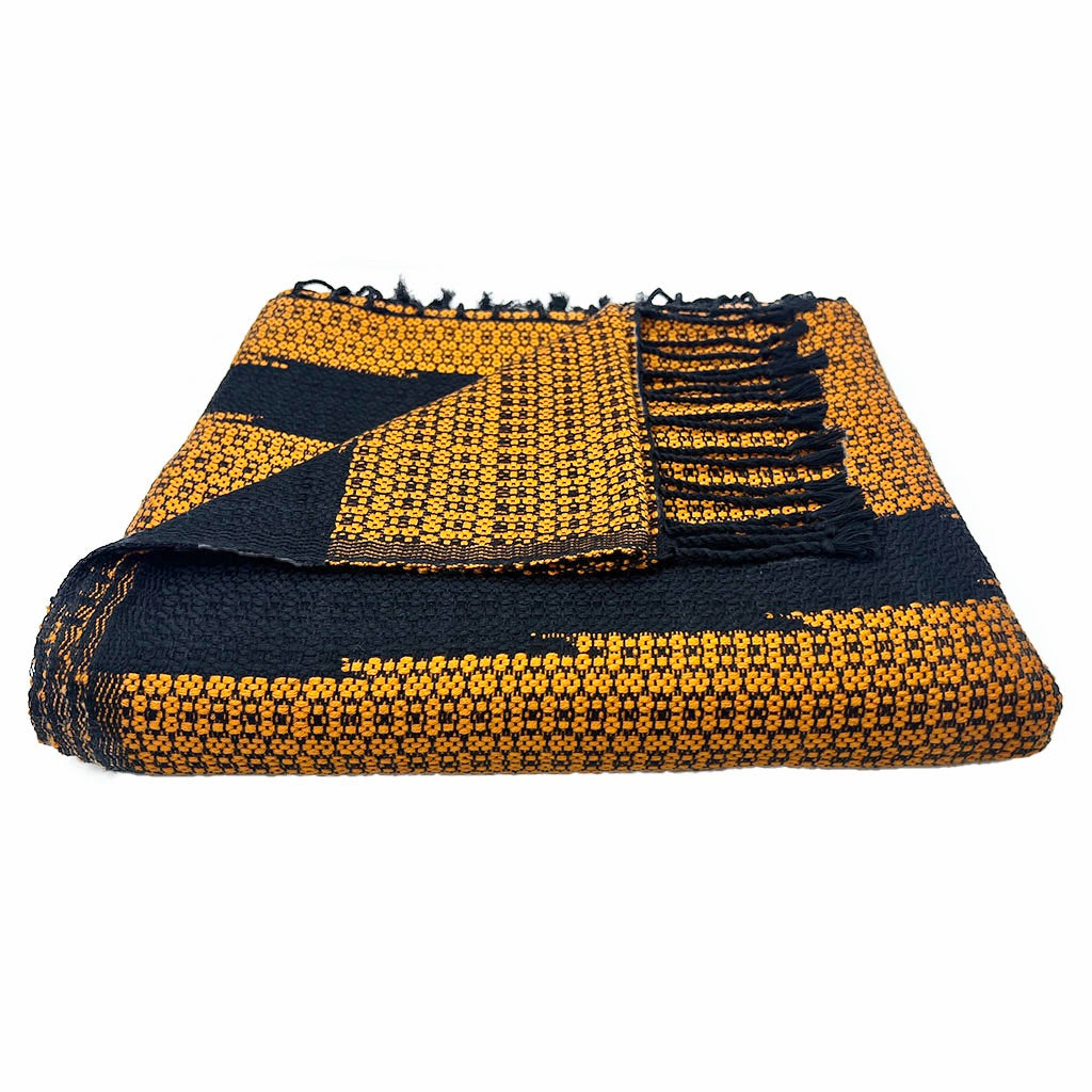 Cambodian Handloom Tapestry Throw from SLATE + SALT
