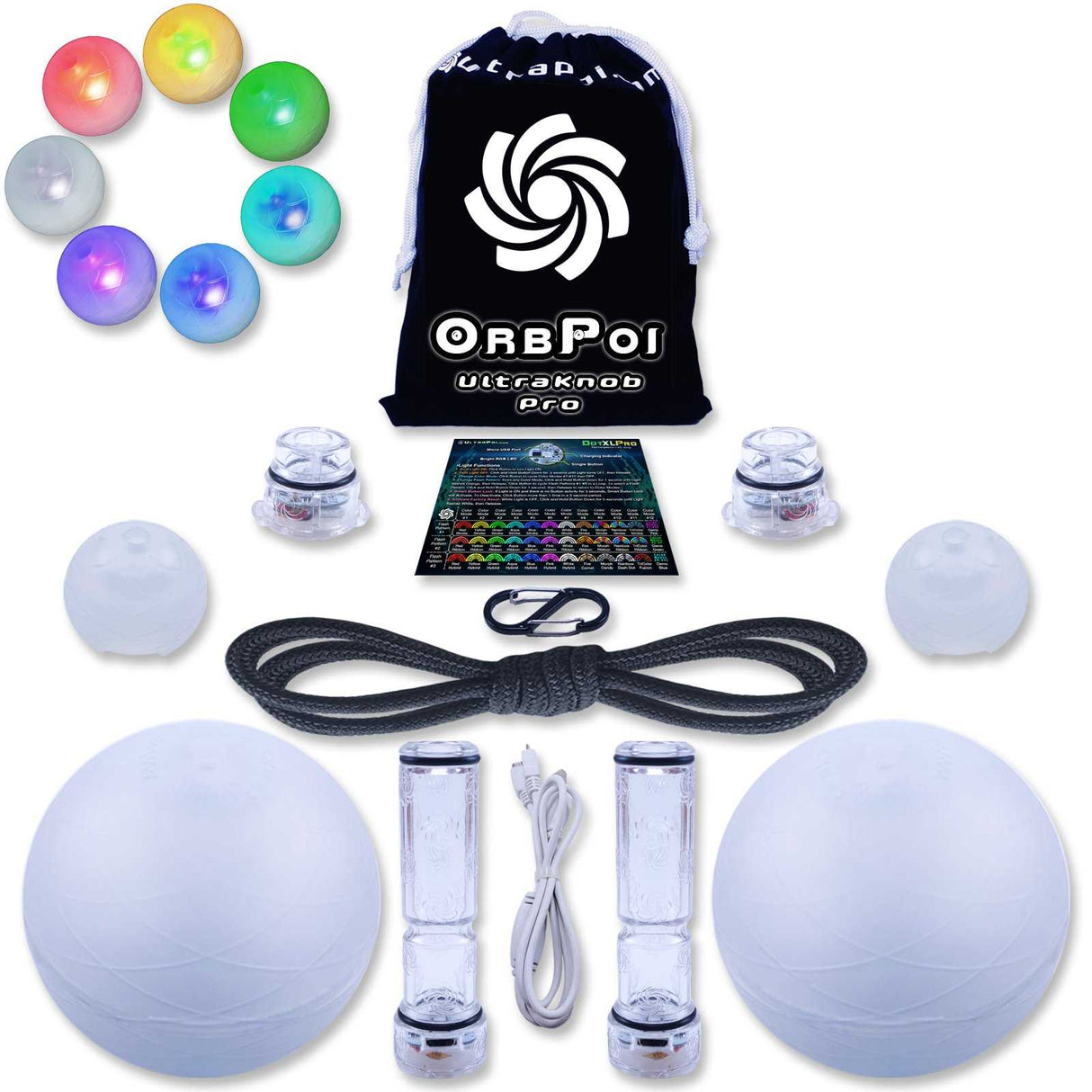 OrbPoi LED Contact Poi from Ultrapoi