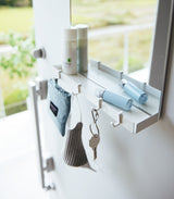 Magnetic Mirror with Storage Rack - Glass from Yamazaki Home