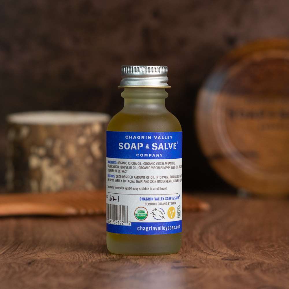 Beard & Pre-Shave Oil: Natural Scent from Chagrin Valley Soap & Salve