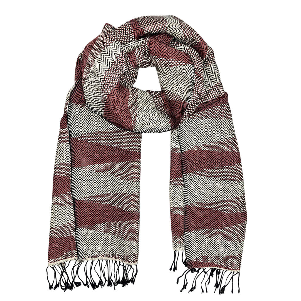 Cambodia Chevron Tapestry Scarf from SLATE + SALT
