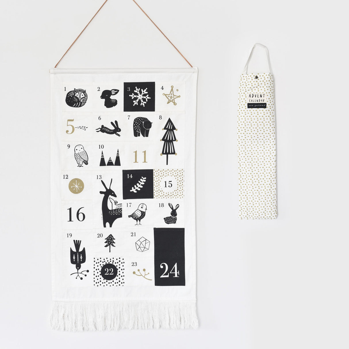 Pocket Advent Calendar - Winter Animals From Wee Gallery