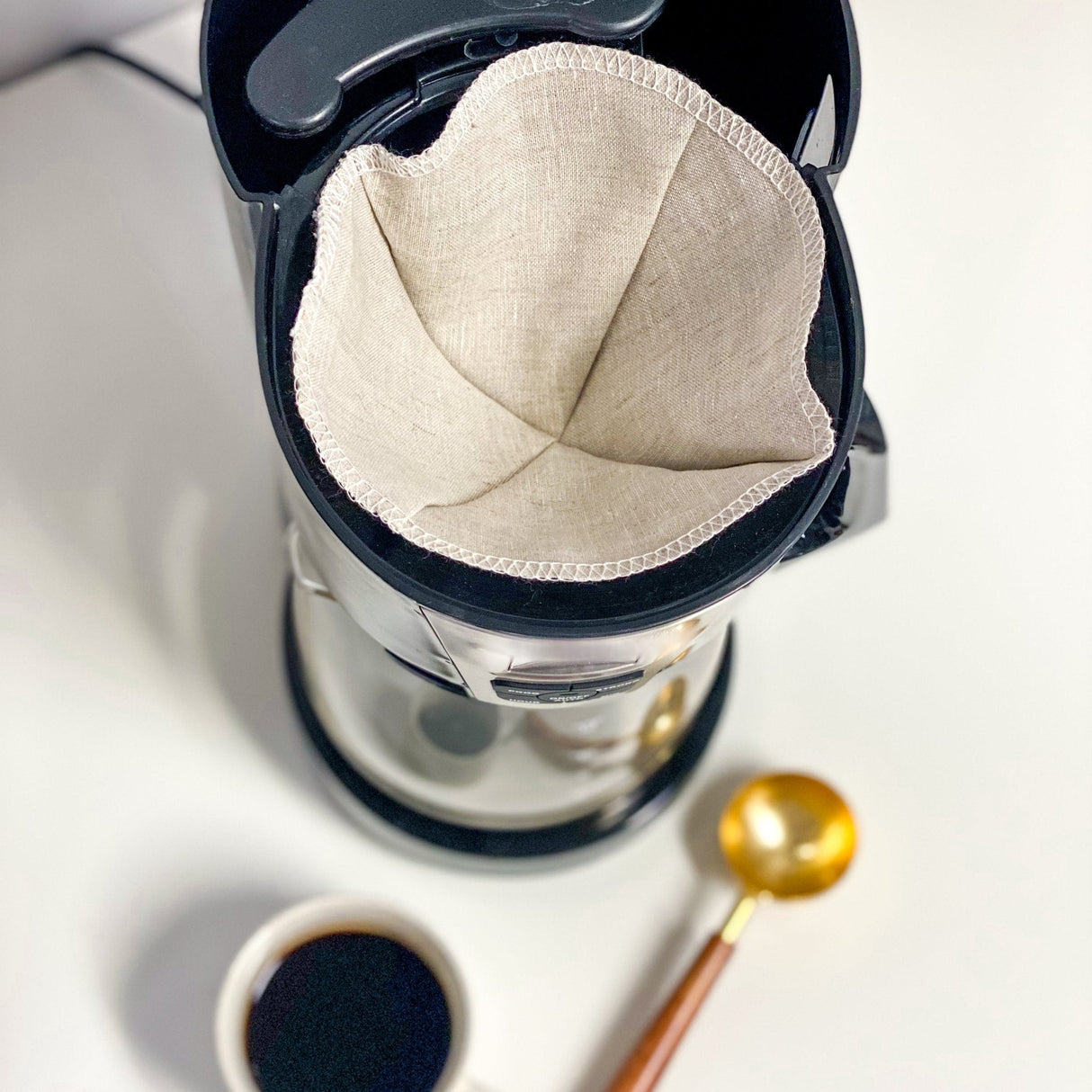 Organic Reusable Coffee Filters: Basket from Marley's Monsters