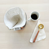 Organic Reusable Coffee Filters: Cone #4 from Marley's Monsters