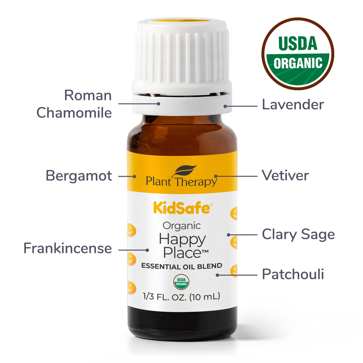 Organic Happy Place™ Essential Oil Blend from Plant Therapy