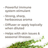 Organic Thyme Thymol Essential Oil from Plant Therapy