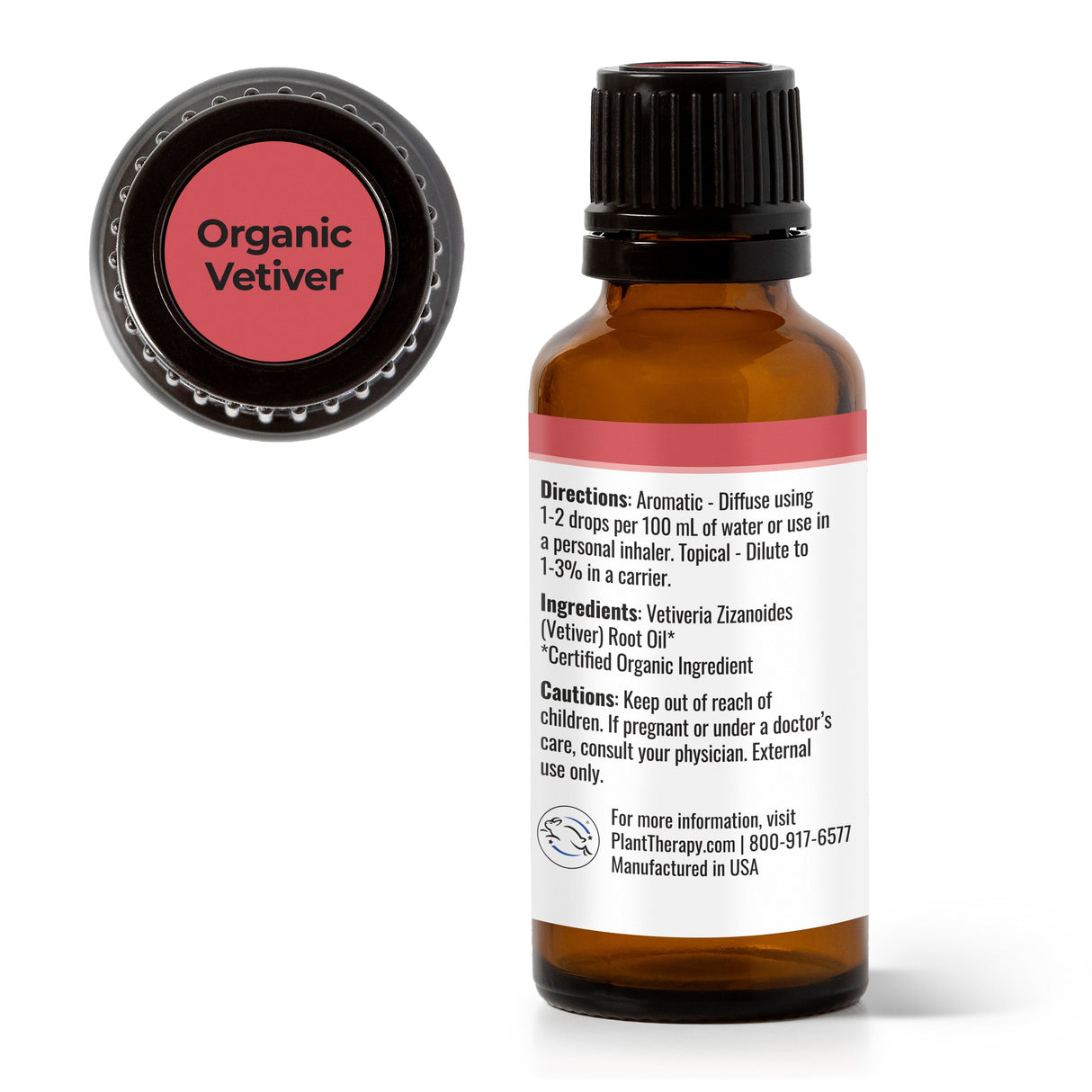 Organic Vetiver Essential Oil from Plant Therapy
