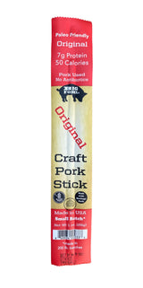 Craft Pork Snack Sticks - One Case (20 sticks) from Big Fork Brands