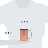 Libbey Moscow Mule Copper Mugs, 14-ounce, Set of 4 from Libbey