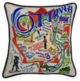Ottawa Hand-Embroidered Pillow from Quirks!