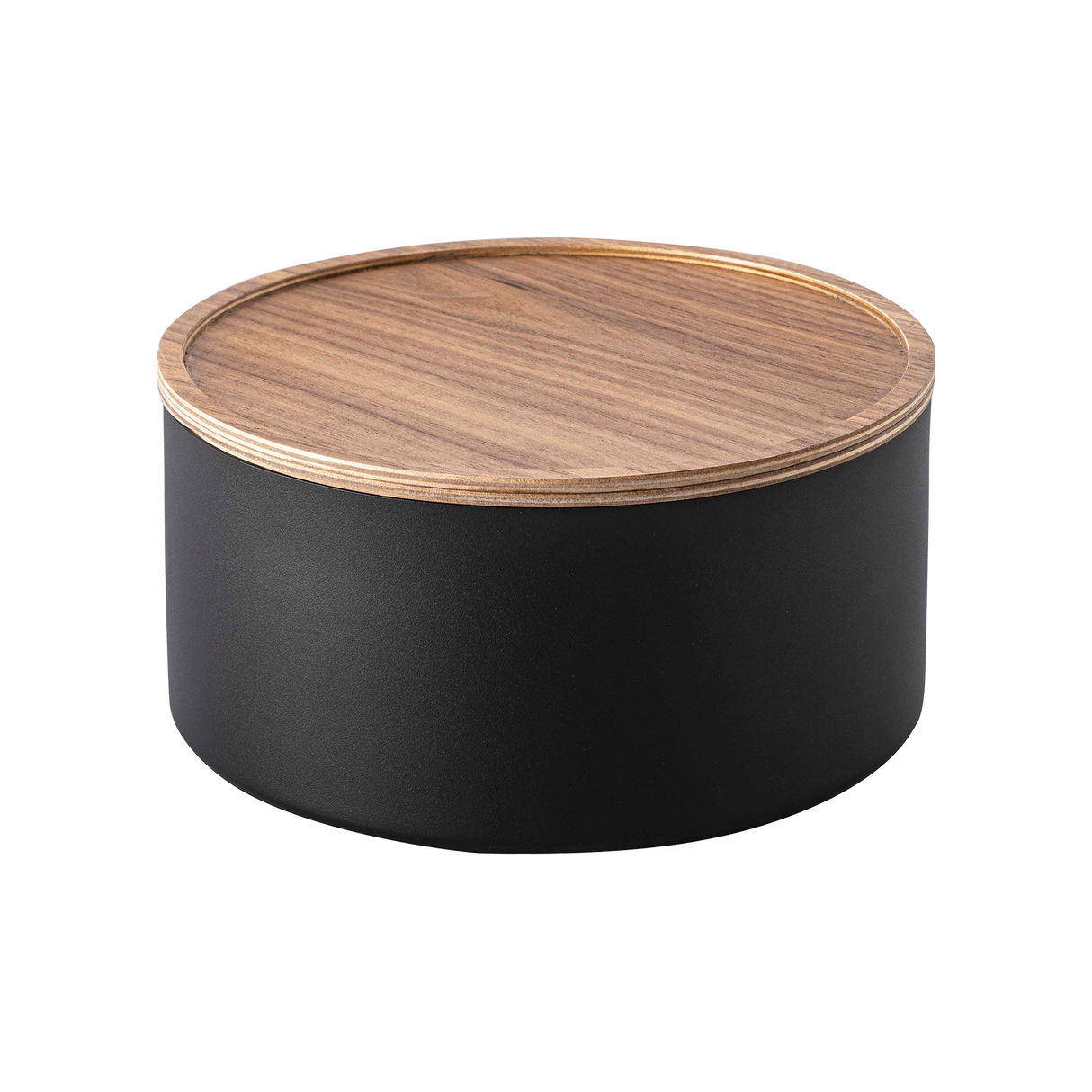 Storage Case - Two Sizes - Steel + Wood from Yamazaki Home