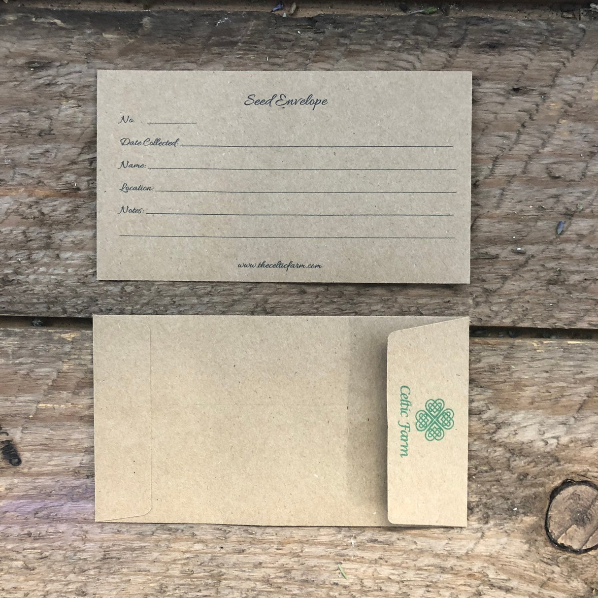 Our Seed Envelopes/Packets (Seed Collection) From The Celtic Farm